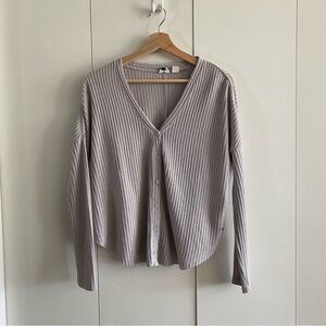 🍂fall drop🍂 Roxy Waffle longsleeve button up tee